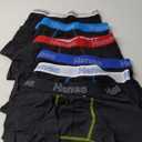 Hanes Men's Underwear Boxer Briefs, Cotton Stretch Moisture-Wicking Underwear, Multi-pack (Black - 6 Pack), S