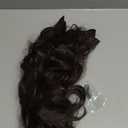 Brown Hair Extensions Clip ins, 4Pcs Long Wavy Synthetic Clip in Hair Extensions for Women Girls (Color: Brown)