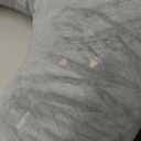 MOON PARK Pregnancy Pillows for Sleeping - U Shaped Full Body Maternity Pillow with Removable Cover - Support for Back, Legs, Belly, Hips - 57 Inch - Grey - Cooling Cover