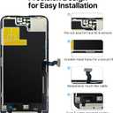 EXW for iPhone 14 PRO MAX Screen Replacement 6.7" Full HD LCD Display Digitizer, Quality Touch Screen with Repair Tools, Waterproof Seal & Protector Compatible with A2894, A2651, A2893, A2896, A2895