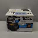 Hamilton Beach Cool Touch Electric Deep Fryer with Basket and Lid, 2 Liters / 8 Cups Oil Capacity, Adjustable Temperature, 1500 Watts for Fast Heat-up, viewing Window Easy to Clean, Black (35021)