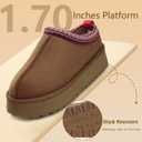 Forfoot Slippers for Women, House Slippers Snow Boots for Women Platform Boots Slipper Ankle Boots (8)