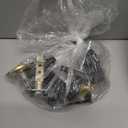 Kwikset Casey Entry Door Handle with Lock and Key, Secure Keyed Reversible Lever Exterior, For Front Entrance and Bedrooms, Matte Black , Pick Resistant Smartkey Rekey Security and Microban (1 Pack)