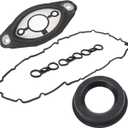 LIMICAR 11127582245 Valve Cover Gasket + 11127552280 Engine Camshaft Adjuster Eccentric Shaft Actuator Seal Compatible with E81 E87 E90 E91 E92 E93 E60 E61 E65 E66 X3 X5 Z4 3.0L