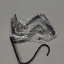 Christmas Stocking Holders Xmas Fireplace Hanger Hooks Set of 4(Rust Black)