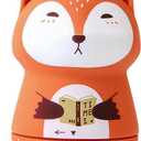 Mechanical Kitchen Timer, Cute Animal Wind Up 60 Minutes Manual Countdown for Kids, Classroom, Home, Study and Cooking (Orange Fox)