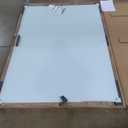 Glass Whiteboard 48 * 72Inches Magnetic Wall Mounted Glass Whiteboard, Large Frameless Glass White Board for Wall Office, Home & School