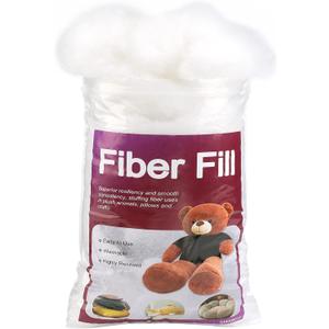 BUTUZE 5.29oz/150g Polyfill Stuffing Fiber Fill, (2.1oz-4.4lb) White Premium Fiberfill Stuffing for Craft, High Resilience Crochet Stuffing, Stuffing for Stuffed Animals, Cotton Batting, Recyclable