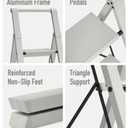 Mayi Plus 5 Step Ladder Foldable, Aluminum, Lightweight Step Stool