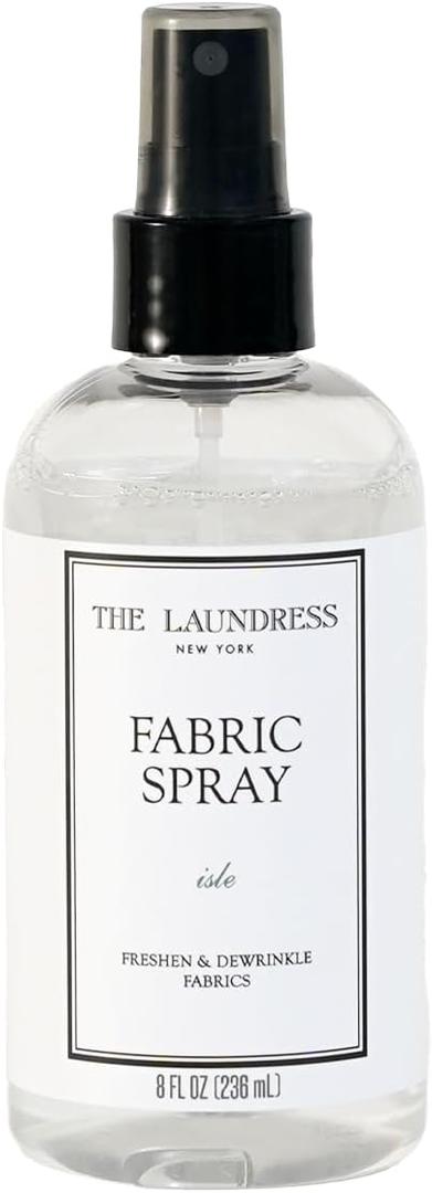The Laundress Isle Fabric Spray, Wrinkle Release and Linen Spray, Upholstery Fabric Refresher, Coastal Inspired Scent, 8 Fl Oz