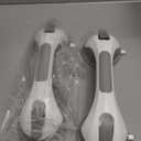 LEVERLOC Grab Bars for Bathtubs and Showers 2 Pack Suction Grab Bar, Heavy Duty 12 Inch Shower Handle Removable Bath Handrails for Seniors and Elderly, Bathroom Safety Grip No Drilling Waterproof Grey (Gray)