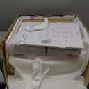 6 Tier Rotating Bookshelf Spinning Bookshelf Tower 360 Revolving Bookcase with Storage Cabinet Corner Organizer Storage Round Carousel with Wheels, White