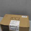 ZCCZ White Marble Bathroom Accessories Set 6 Pieces - Toothbrush Holder, Lotion Dispenser, Qtip Container, Vanity Tray, Tumbler - Countertop Organizer for Bathrooms - Elegant and Functional Dcor Set