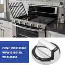 1pc Burner Control Knob Gas Stove Knob WPW10180180 Compatible with Whirlpool Compatible with Maytag