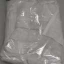 ABCHOME White Sheer Curtains 95 Inches Long 2 Panels, Rod Pocket Voile Semi Sheer Window Curtains for Kitchen, Bedroom and Living Room (White, 52 W x 95 L)