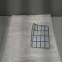 30PCS Frosted Travel Storage Bags, Reusable Plastic Ziplock Bags, Clothes Packaging Bags with Labels, Waterproof Clothing Zipper Bags Pouch for Travel Clothes Shoes Cosmetics Storage Bag (5 Size)