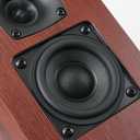 RIOWOIS Powered Bluetooth Bookshelf Speakers, 40W Record Player Speakers with 2.75 Inch Woofer, Stereo Speakers with Optical/AUX/TV-ARC Connection for Turntable, No Receiver or Amplifier Required.