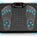 Vibration Plate Exercise Machine,Whole Body Shake Vibrating Machine for Lymphatic Drainage,Vibration Board Power Waver Plate Vibration Patform Shaking Full Body for Shaping& Weight Loss
