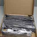 Shoe Rack 3 Tier Long Storage Organizer Wide Metal Shoe Shelf for Closet Entryway Black