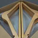 Proman Products - Kascade Hangers, Space Saving Hangers, Customize Your Closet Organization (Natural Color, 50-Pack)