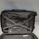 Amazon Basics 21" Hardside Carry-On Luggage with Expandable Space, Scratch-Resistant Surface, Telescoping Handle, Four Multi-directional Wheels, Light Blue