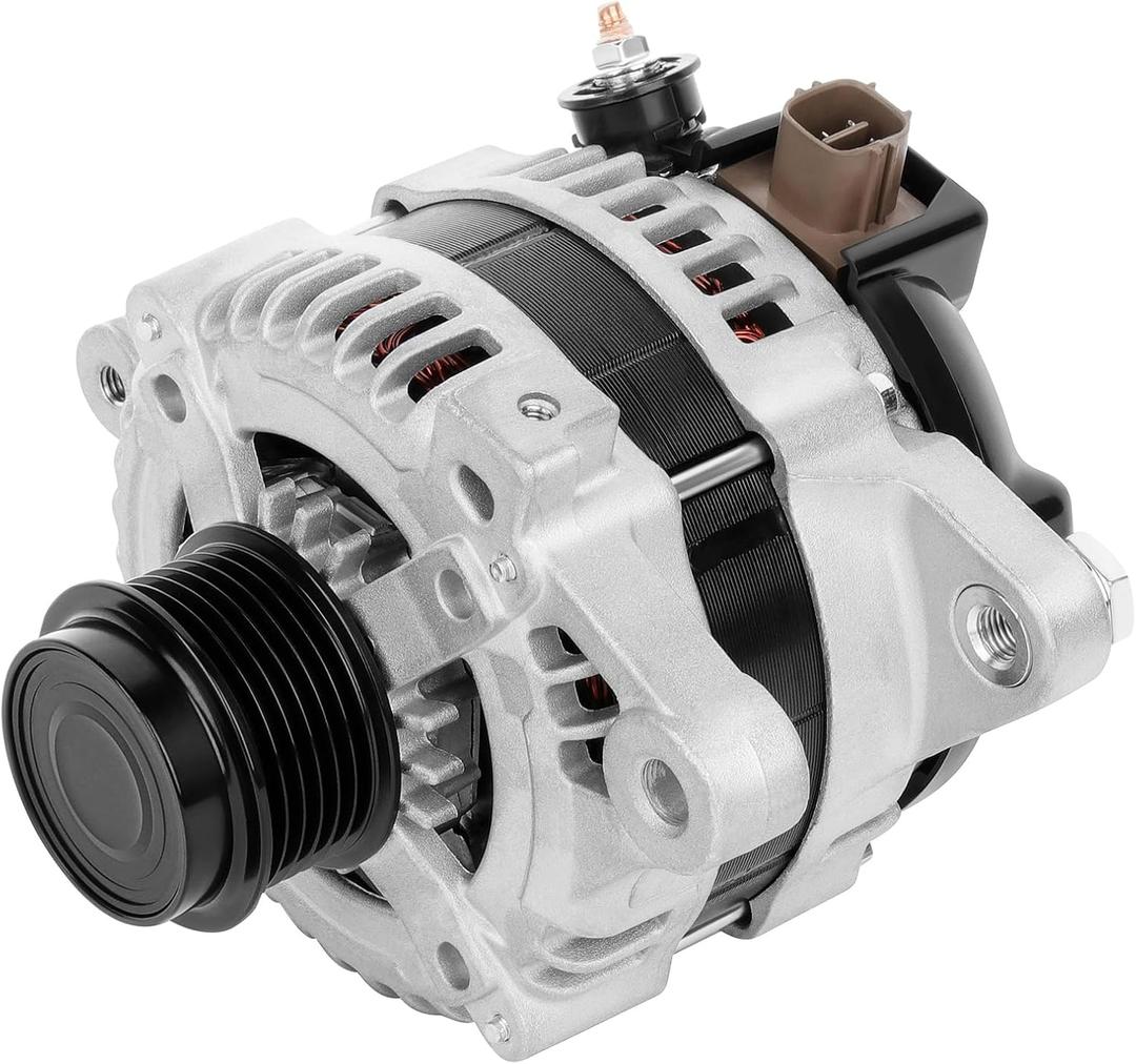 1.8L L4 SCITOO 11385N Alternator For Toyota for Corolla 2009-2011,for Matrix 2009 2010,for Pontiac for Vibe 2009-2010,12V 100Amp CW 6-Groove Clutch Pulley 11385 12897 270600T040 AL3370X