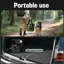 Portable Shower for Camping, 6000mAh Rechargeable Camp Shower Pump with Large Capacity Foldable Bucket, Filtered Shower Head, Outdoor Camping Shower Kit for Travel, Pet Bath, Car Washing
