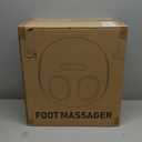 Foot Massager with Heat & Compression, Patented Scissor-Hand Shiatsu Core for Deep Kneading, 131F Constant Heat, 3 Modes, Adjustable Intensity, Fits Up to Mens 12