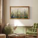 ARPEOTCY Large Vintage Gold Framed Floral Wall Art, Living Room Bedroom Dining Room Meadow Wildflower Painting Decor, Canvas Artwork, Classic Impressionist Nature Picture Farmhouse Home Decor, 24x36 In