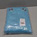 NICETOWN Blackout Curtains Panels for Window - Window Treatment Thermal Insulated Grommet Blackout Drapes for Bedroom (Teal Blue=Light Blue, Double Panels, 52 by 84 Inch)