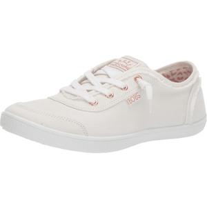 Skechers Women's Bobs B Cute Sneaker  Memory Foam, Flexible Outsole, Lightweight Vegan Shoes (6, White)