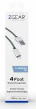 ZGear 4 Foot Braided Type C Charge & Sync