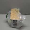 1 Pack Large Cable Management Box Wooden Style Cord Organizer and Cover for TV Wires, Computer, Router, USB Hub and Under Desk Power Strip Safe ABS Material and Baby-Pets Proof Lock (White)