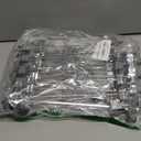 NORTHERN BROTHERS Pants Hangers with Clips Heavy Duty 20 Pack, Adjustable Metal Pants Hanger, Skirt Hangers with Clips Space Saving Hangers for Jeans