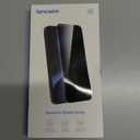 SYNCWIRE Privacy Screen Protector for iPhone 15 6.1''[2-Pack], Unbreakable True 28 Anti Spy Tempered Glass Saver Black [Easy Installation Frame] [9H Hardness] [Bubble Free] [Sensitive Touch]