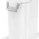 simplehuman 30 Liter, 32 lb / 14.5 kg Large Pet Food Storage Container for Dog Food, Cat Food, and Bird Feed, White