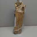 Antique Bronze Curtain Rods for Windows 48 to 84 Inches Adjustable Length Heavy Duty 1" Diameter Window Curtain Rod with Solid Metal Finials for Outdoor Farmhouse Bedroom Kitchen Living Room