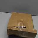 WILLBOND 6 Pcs Christmas Paper Star Lantern with String Light Red and White Hanging Ornament 3D Christmas Star Fans Circle Cover Lantern Hollow Lampshade for Xmas Home Party Decor