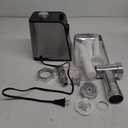 Electric Meat Grinder, Sausage Stuffer with 3 Sausage Tubes, 2 Blades, 3 Plates, 3200W Max, Meat Grinder Heavy Duty for Home Kitchen Use, Stainless Steel (Black)