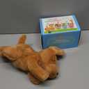 IUTOYYE Dog Breathing Stuffed Animal Anxiety Relief, Musical Dog Plush with Realistic Breathing Rhythmic Music and Lights Anxiety Animal Stuffe