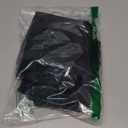 Simplebrand Black Semi Sheer Curtains 45 Inch Length 2 Panels, Geometric Jacquard Clip Textured Short Sheer Curtains for BedroomModern Elegant Window Curtains Drapes/Treatment Sheer42x45 inch