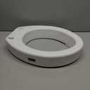 Essential Medical Supply Toilet Seat Riser for Elongated Bowl with 3.5" Rise - 19 x 14 x 3.5 Inch, Elevating and Raising Toilet Seat for Seniors, Adults and The Elderly with 300lb Weight Capacity