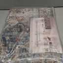 Madane Runner Rug 2x8, Washable Hallway Runner Rugs, Non-Slip Low-Pile Soft Kitchen Rug Runner Laundry Room Rug, Vintage Throw Entry Foyer Mat for Entrance Living Room (Navy, 2 x 8)