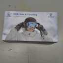 Ski Goggles Snowboard Goggles for Men Women Adults Youth,Over Glasses OTG/100% UV Protection/Anti-fog/Wide Vision (A01-white/Silver(vlt 13.8%))