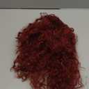 99 J Water Wave Burgundy Deep 24 Inch Lace Front Wig Glueless Human Hair for Women