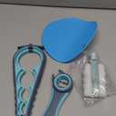 Jar Opener for Weak Hands, Seniors with Arthritis, 5 in 1 Multi Function Bottle Opener Lid Opener For Arthritic Hands with Non Slip Rubber Jar opener Gripper Pad(blue) (3-piece set)