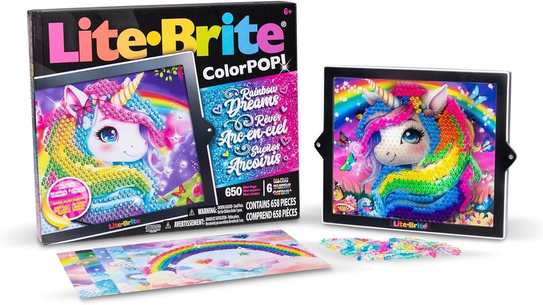 Lite-Brite Color Pop Rainbows Edition