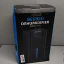 Dehumidifier, 95OZ Dehumidifier for Home 1000 Sq.Ft - Quiet with Auto Shut Off & Relaxing 7 Color Ambient Light,Ideal for Livingroom, Bedroom, Basement(Black)