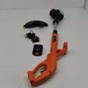 BLACK+DECKER 20V MAX String Trimmer Edger Cordless, 10-Inch Electric Weed Wacker with Automatic Feed Spool Kit (LST201)