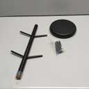 Lorbro Coffee Mug Tree, 360 Rotated Mug Holder with 8 Hooks, Wooden Coffee Cup Holder Rack Stand Accessories for Countertop Kitchen Decor Organizer (Rotatable, Black)